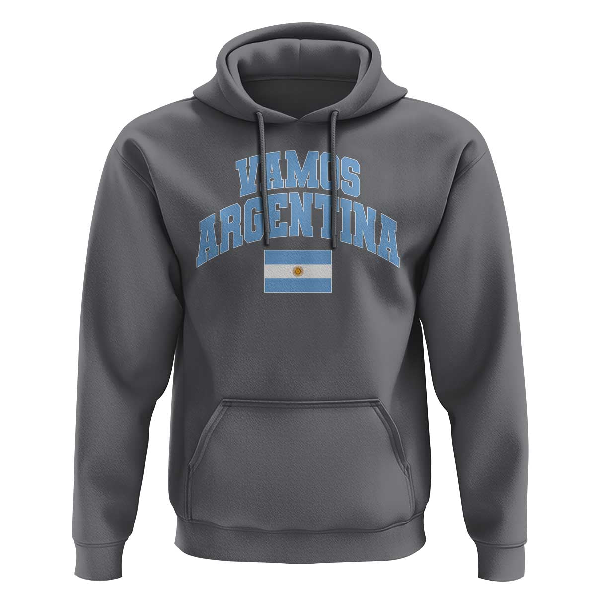 Vamos Argentina Football Throwback Design Hoodie Vintage Argentinian Flag