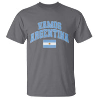 Vamos Argentina Football Throwback Design T Shirt Vintage Argentinian Flag