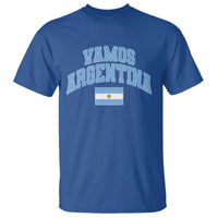 Vamos Argentina Football Throwback Design T Shirt Vintage Argentinian Flag