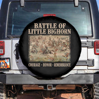 Battle of Little Bighorn Spare Tire Cover Courage Honor Remember Native American