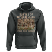 Battle of Little Bighorn Hoodie Courage Honor Remember Native American