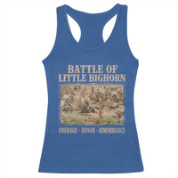 Battle of Little Bighorn Racerback Tank Top Courage Honor Remember Native American