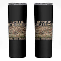 Battle of Little Bighorn Skinny Tumbler Courage Honor Remember Native American