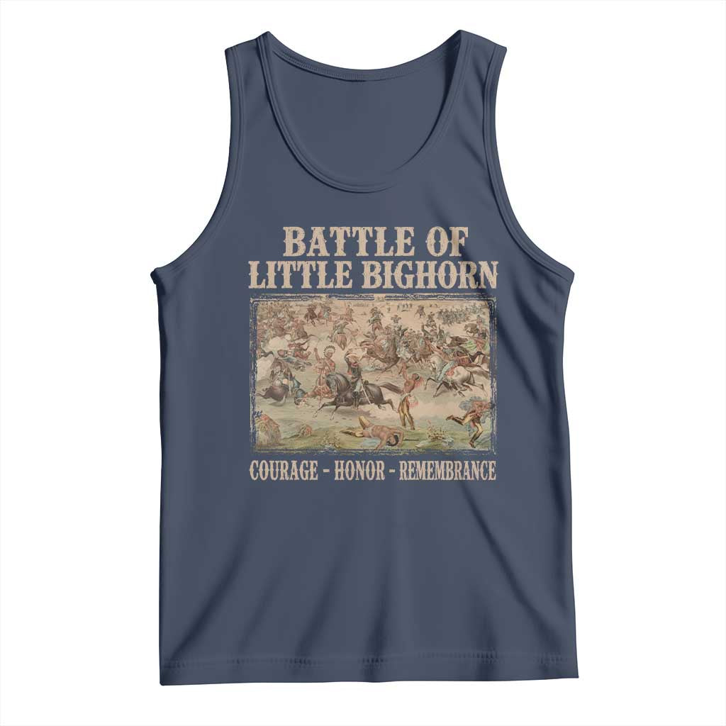 Battle of Little Bighorn Tank Top Courage Honor Remember Native American