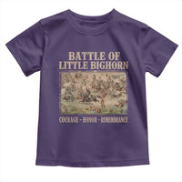 Battle of Little Bighorn Toddler T Shirt Courage Honor Remember Native American