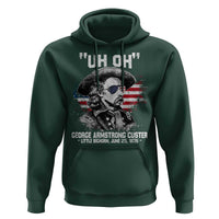 Uh Oh George Armstrong Custer Little Bighorn Hoodie Vintage American Flag June 25 1876