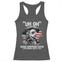 Uh Oh George Armstrong Custer Little Bighorn Racerback Tank Top Vintage American Flag June 25 1876