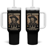 George Armstrong Custer Battle of the Little Bighorn Tumbler With Handle Beautiful Scenery But Not The Best Place For A Last Stand