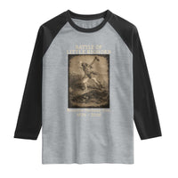 Battle of Little Bighorn 150 Year Anniversary 1876 2026 Raglan Shirt Remember The Greasy Grass Native American