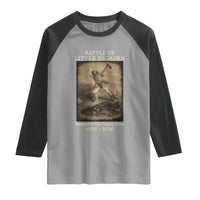 Battle of Little Bighorn 150 Year Anniversary 1876 2026 Raglan Shirt Remember The Greasy Grass Native American