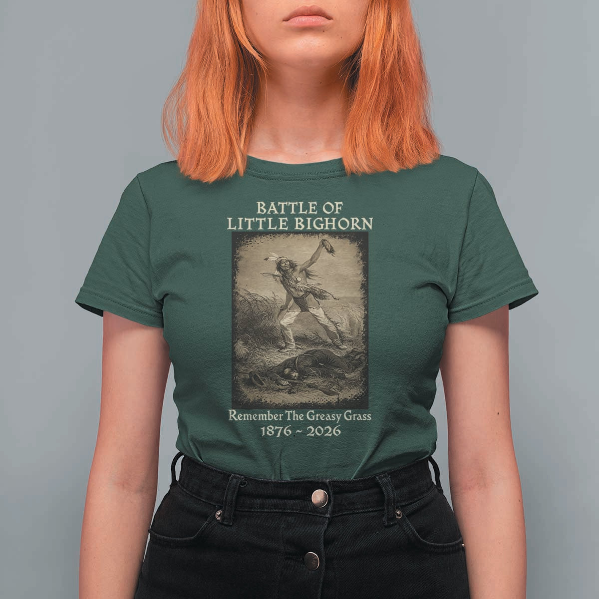 Battle of Little Bighorn 150 Year Anniversary 1876 2026 T Shirt For Women Remember The Greasy Grass Native American