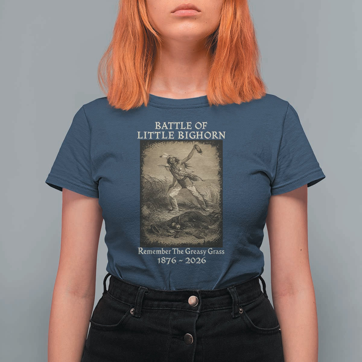 Battle of Little Bighorn 150 Year Anniversary 1876 2026 T Shirt For Women Remember The Greasy Grass Native American