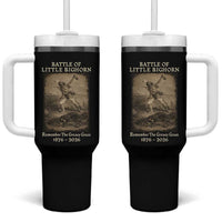 Battle of Little Bighorn 150 Year Anniversary 1876 2026 Tumbler With Handle Remember The Greasy Grass Native American