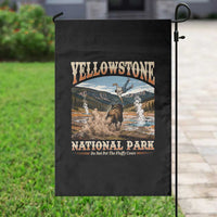 Yellowstone National Park Do Not Pet The Fluffy Cows Garden Flag