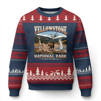 Yellowstone National Park Do Not Pet The Fluffy Cows Ugly Christmas Sweater
