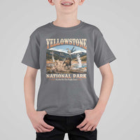 Yellowstone National Park Do Not Pet The Fluffy Cows T Shirt For Kid