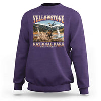 Yellowstone National Park Do Not Pet The Fluffy Cows Sweatshirt