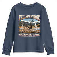 Yellowstone National Park Do Not Pet The Fluffy Cows Youth Sweatshirt