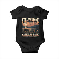 Yellowstone National Park Wyoming Montana Idaho Baby Onesie Vintage Bison Geyser