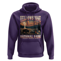 Yellowstone National Park Wyoming Montana Idaho Hoodie Vintage Bison Geyser