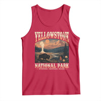 Yellowstone National Park Wyoming Montana Idaho Tank Top Vintage Bison Geyser
