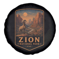 Zion National Park Spare Tire Cover Vintage The Narrows Utah Bighorn Sheep