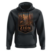 Zion National Park Hoodie Vintage The Narrows Utah Bighorn Sheep