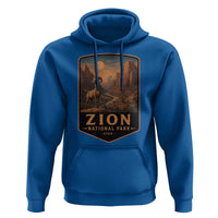 Zion National Park Hoodie Vintage The Narrows Utah Bighorn Sheep