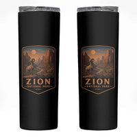 Zion National Park Skinny Tumbler Vintage The Narrows Utah Bighorn Sheep