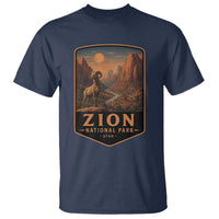 Zion National Park T Shirt Vintage The Narrows Utah Bighorn Sheep