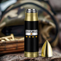 Argentina Champions 2026 4th Star Bullet Tumbler Vintage Sol De May and Stripes