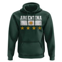 Argentina Champions 2026 4th Star Hoodie Vintage Sol De May and Stripes