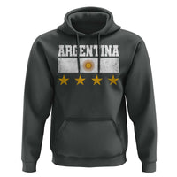Argentina Champions 2026 4th Star Hoodie Vintage Sol De May and Stripes