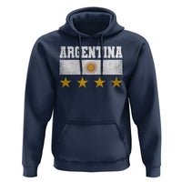 Argentina Champions 2026 4th Star Hoodie Vintage Sol De May and Stripes