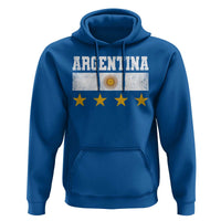 Argentina Champions 2026 4th Star Hoodie Vintage Sol De May and Stripes