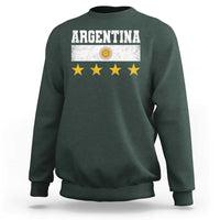 Argentina Champions 2026 4th Star Sweatshirt Vintage Sol De May and Stripes