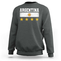 Argentina Champions 2026 4th Star Sweatshirt Vintage Sol De May and Stripes
