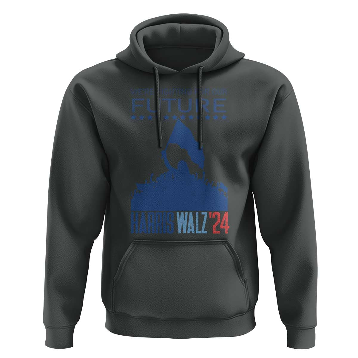 Harris Walz'24 Hoodie We're Fighting For Our Future Women's Right - Wonder Print Shop