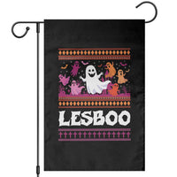 Funny Halloween Lesbian Garden Flag Lesboo Ghost Bat LGBT Graveyard - Wonder Print Shop