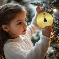 Halloween Xmas Christmas Ornament Tis The Season To Be Creepy Tree Skeleton Snowy - Wonder Print Shop