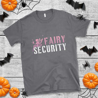 Halloween Dad Mom T Shirt Fairy Security Vintage Fairy Girl Mushroom Star - Wonder Print Shop