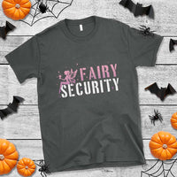 Halloween Dad Mom T Shirt Fairy Security Vintage Fairy Girl Mushroom Star - Wonder Print Shop