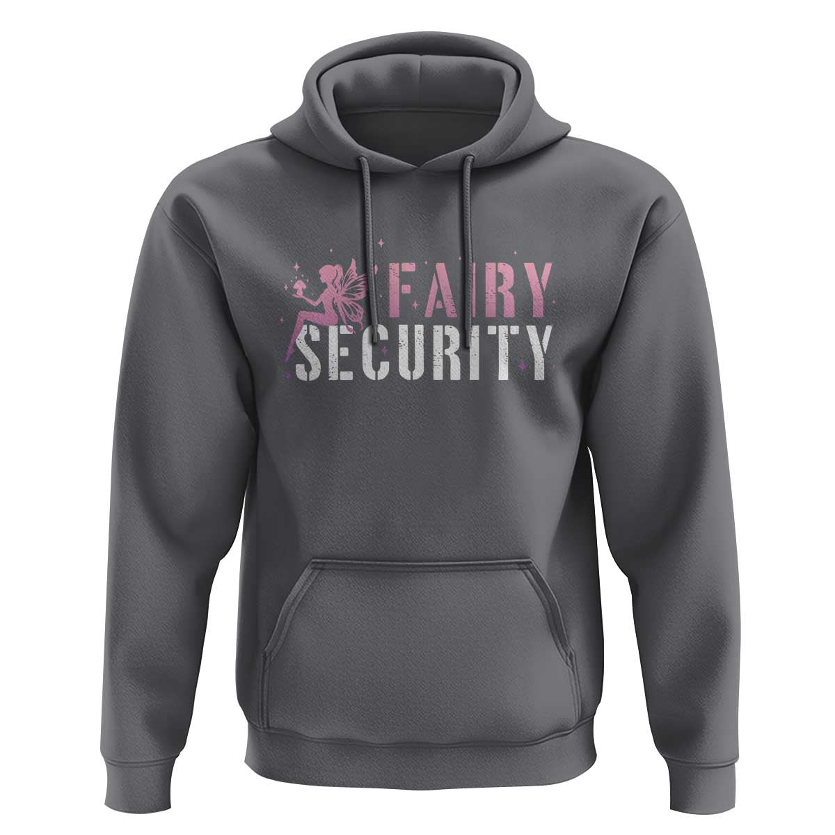 Halloween Dad Mom Hoodie Fairy Security Vintage Fairy Girl Mushroom Star