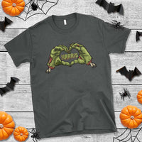 Funny Harris Halloween T Shirt Harris Heart Green Zombie Hand Election 2024 Costume - Wonder Print Shop