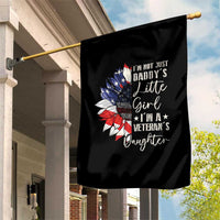 I Am Not Just Daddys Little Girl I Am A Veterans Daughter Garden Flag American Flag - Wonder Print Shop