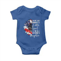 I Am Not Just Daddys Little Girl I Am A Veterans Daughter Baby Onesie American Flag - Wonder Print Shop