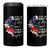 I Am Not Just Daddys Little Girl I Am A Veterans Daughter 4 in 1 Can Cooler Tumbler American Flag - Wonder Print Shop