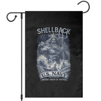 Navy Veteran Garden Flag King Neptune Shellback Ancient Order Of The Deep - Wonder Print Shop