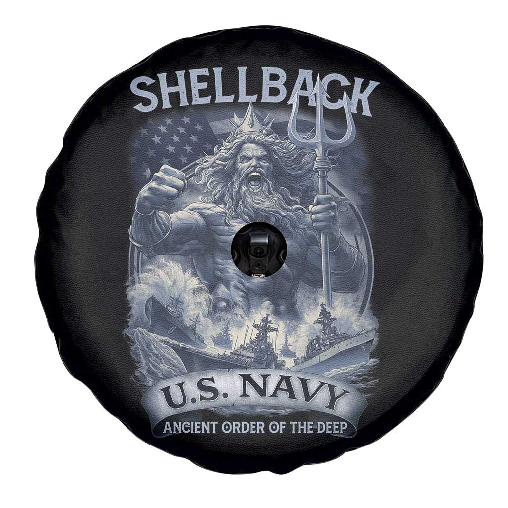 Navy Veteran Spare Tire Cover King Neptune Shellback Ancient Order Of The Deep - Wonder Print Shop