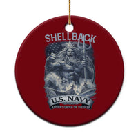 Navy Veteran Ceramic Ornament King Neptune Shellback Ancient Order Of The Deep - Wonder Print Shop